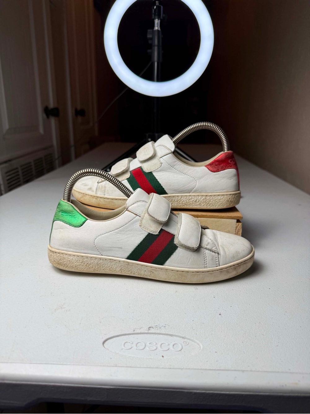 Used Children's Gucci Ace leather sneaker Sz 36 UK